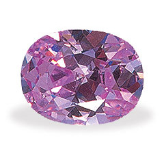 Cubic Zirconia - Oval - Lavender (OS) 