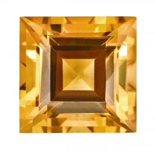 Cubic Zirconia - Square - Deep Yellow (SQ)
