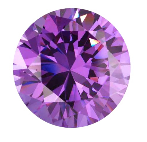 Cubic Zirconia - Round - Carmine (RS)