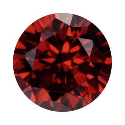 Synthetic Ruby - Corundum Round - red #8 (RS)